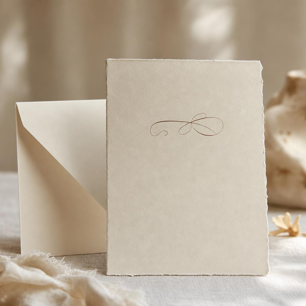 Carte manuscrite personnalisée premium